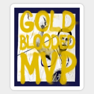 Steph Curry Gold Blooded MVP! Magnet